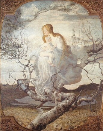 El ángel de la vida, de Giovanni Segantini