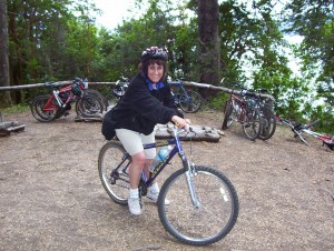 También se puede viajar pedaleando en la península de Quetrihué.